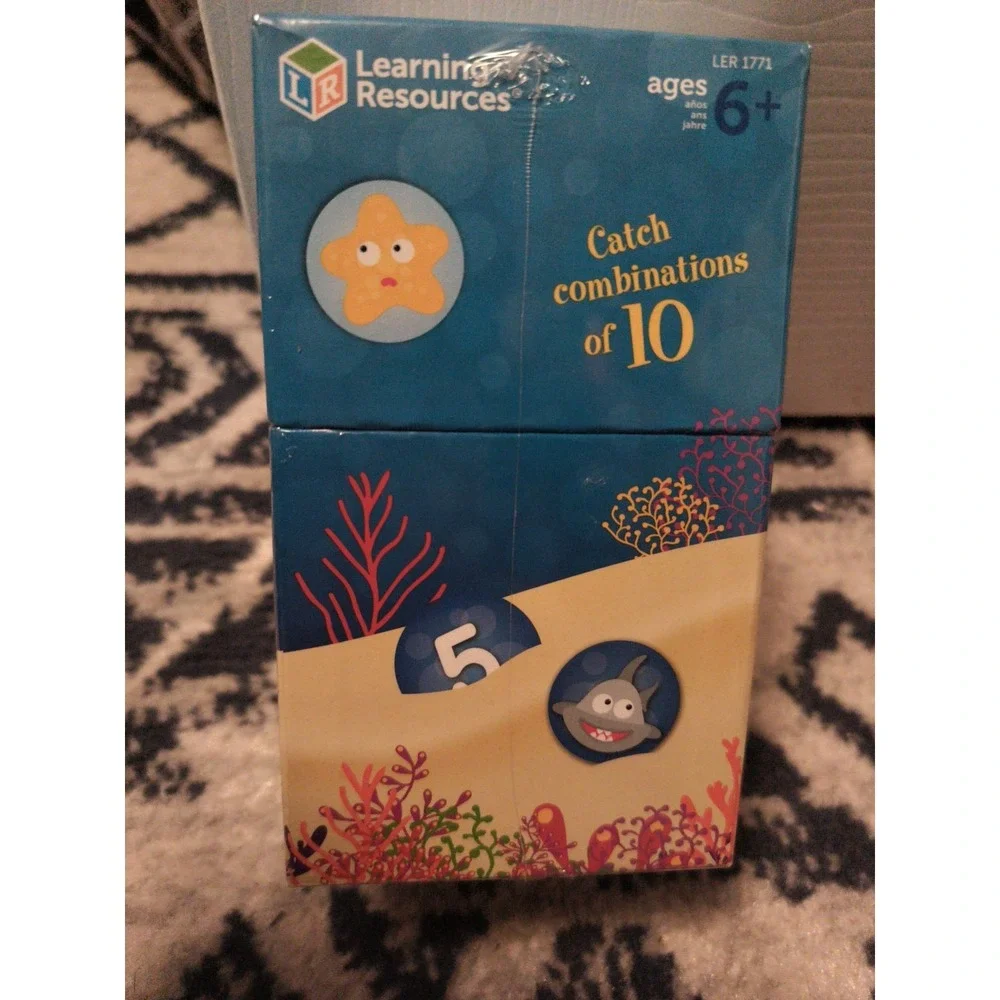 Learning Resources I Sea 10! Game Grades 1+ (LER1771)  Math Game Sealed New